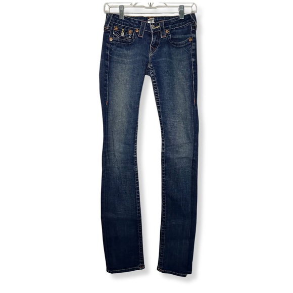 True Religion Denim - True Religion Flap Pocket Slim Straight Jeans